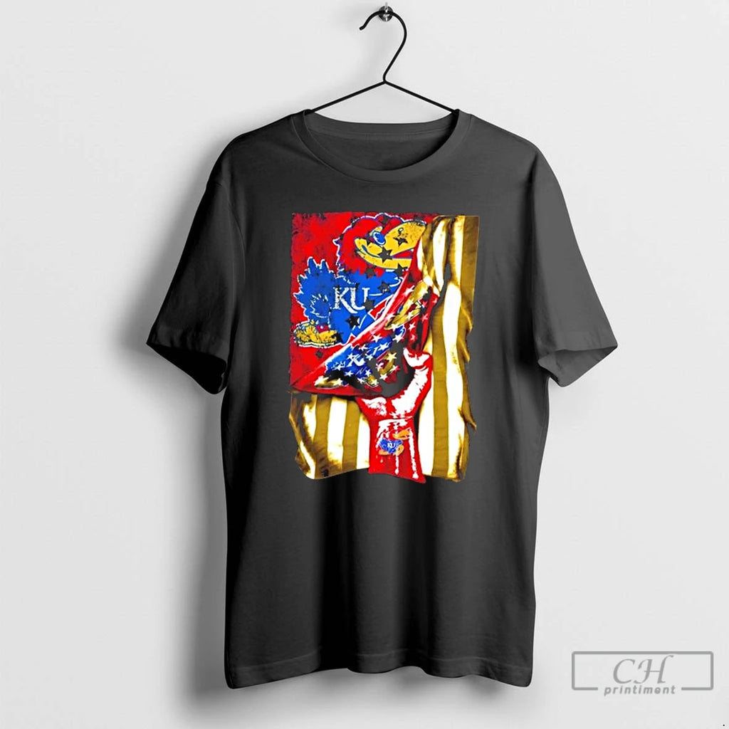 Classic Revealing The Glory Kansas Jayhawks X Usa Flag