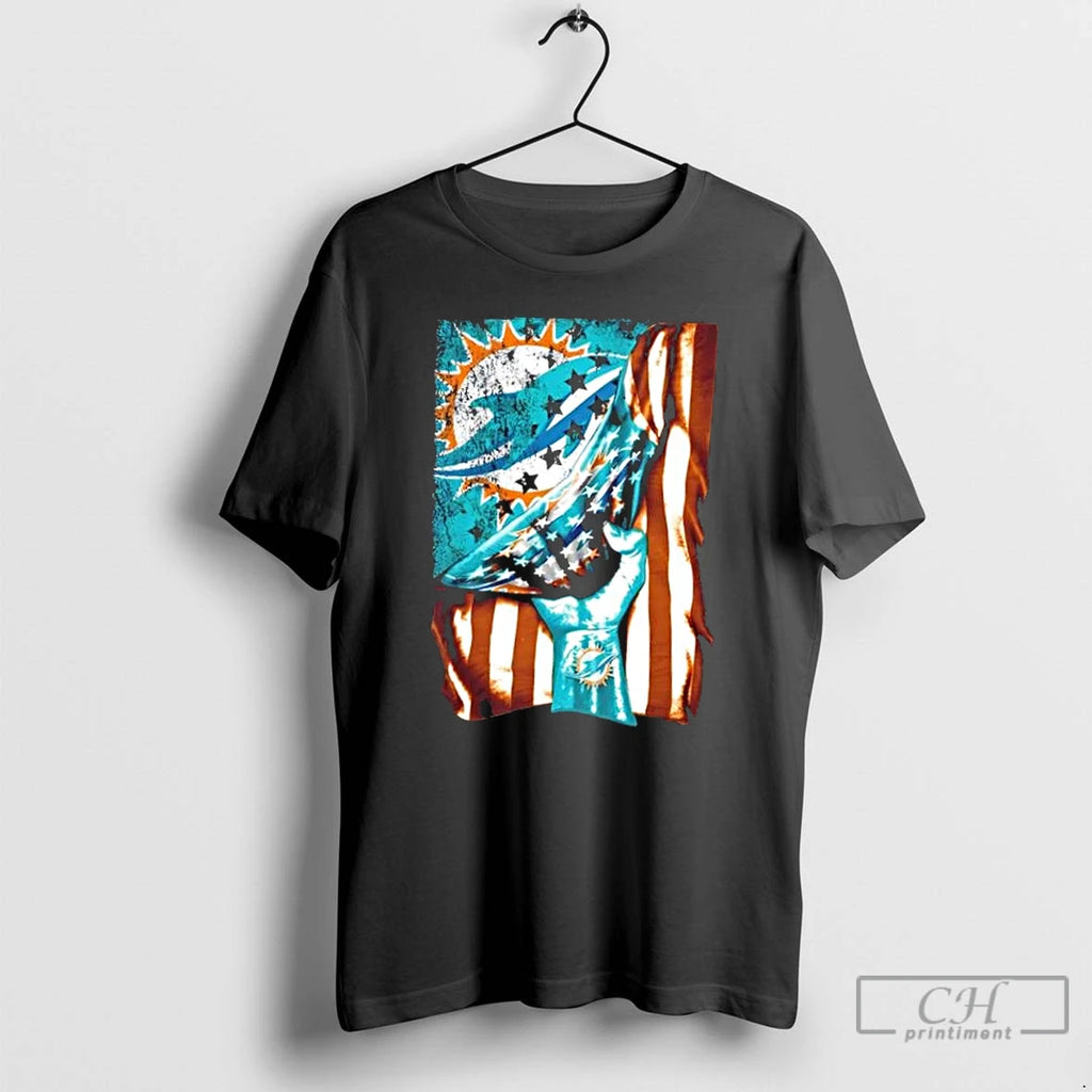 Classic Revealing The Glory Miami Dolphins X Usa Flag