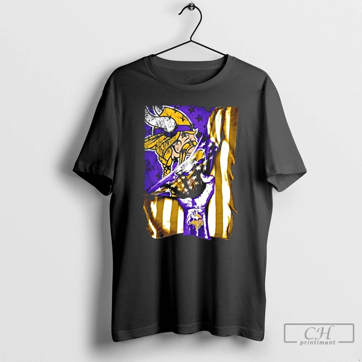 Classic Revealing The Glory Minnesota Vikings X Usa Flag