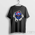 Classic Ripped From The Chest Skull Deep Chicago Cubs Till The Grave T Shirts Sweater