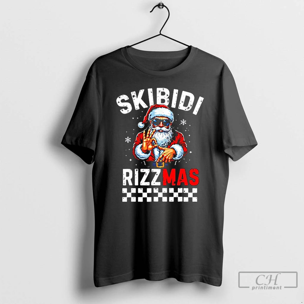 Classic Rizz Christmas Santa 6 7 Xmas Skibidi Rizzmas