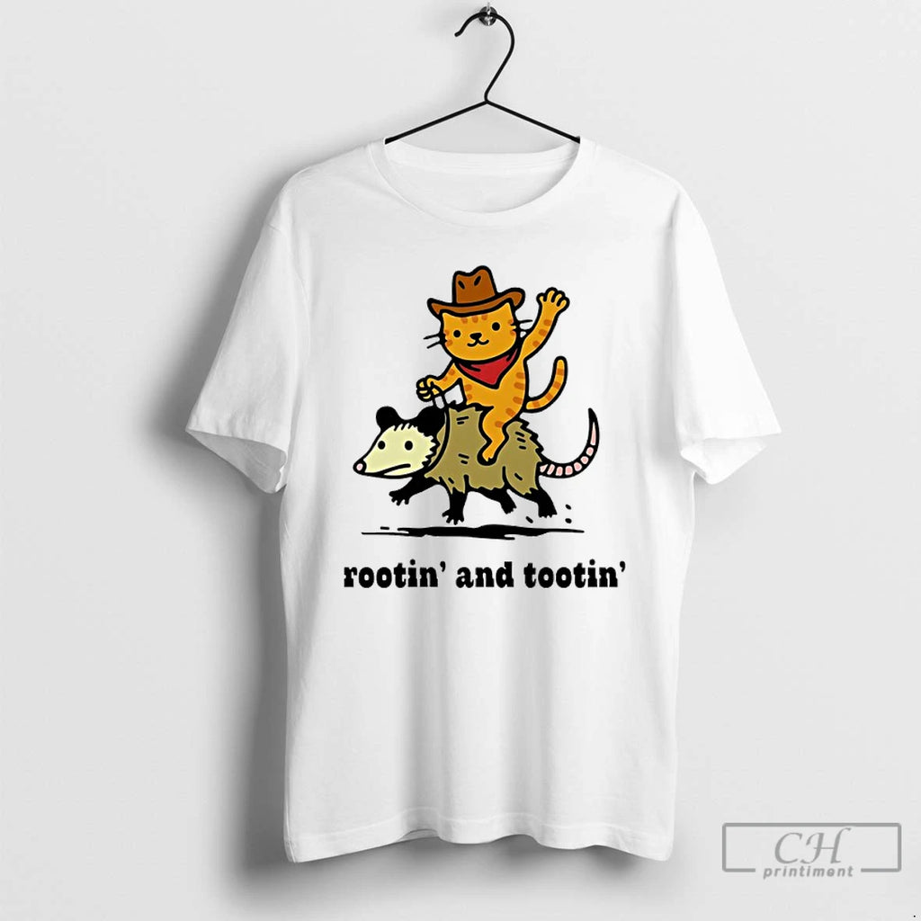 Classic Rootin And Tootin Cat Cowboy And Rat