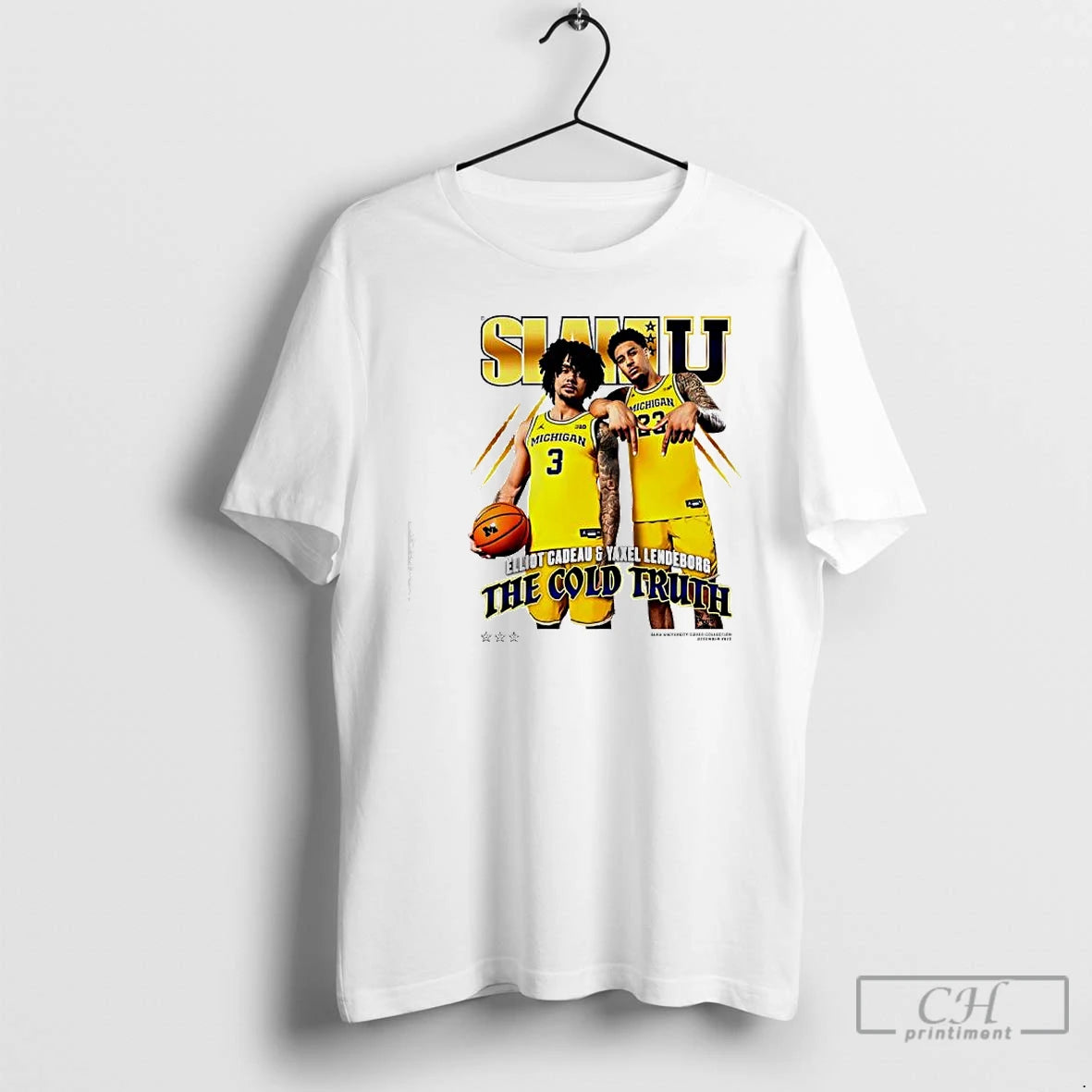 Classic Slam Elliot Cadeau Yaxel Lendeborg The Cold Truth Michigan Jersey