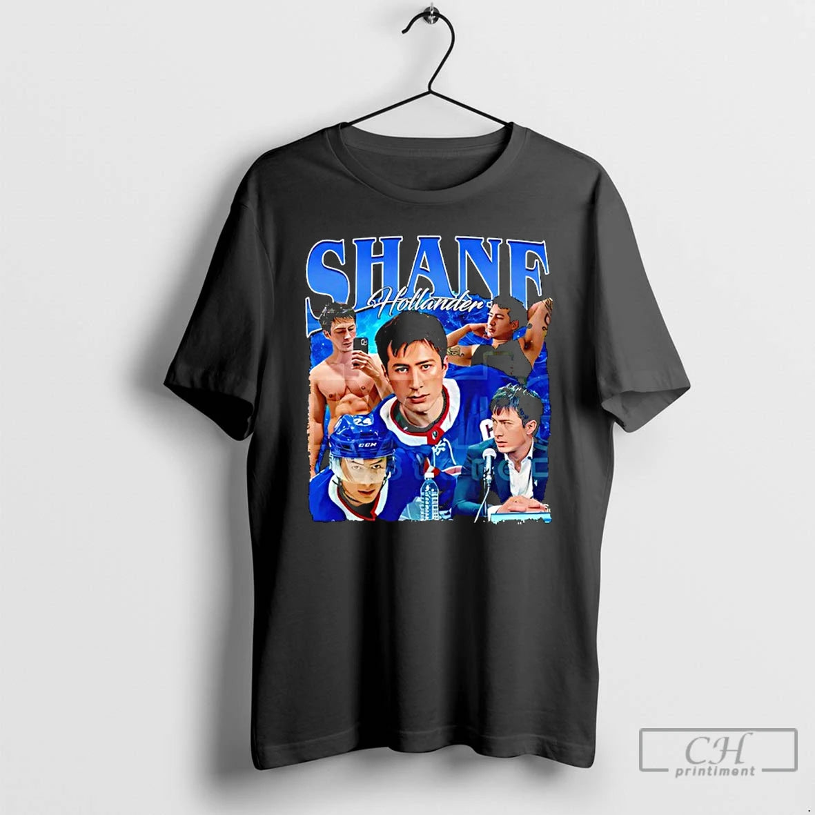Classic Shane Hollander Hockey Graphic