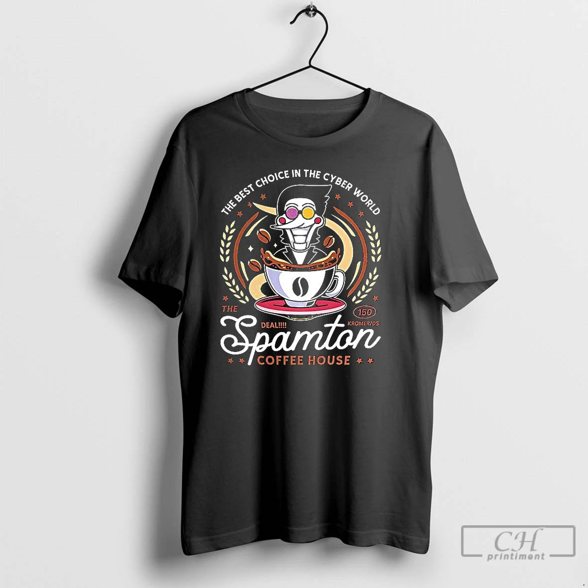 Classic Spamton Coffee Emblem The Best Choice In The Cyber World