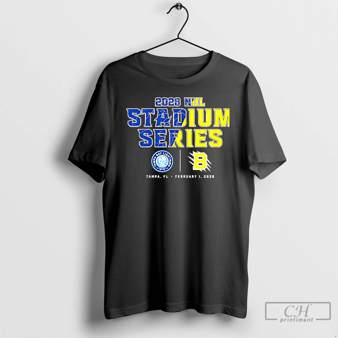 Classic Tampa Bay Lightning Vs Boston Bruins 2026 Stadium Series Match Up Christmas T Shirts