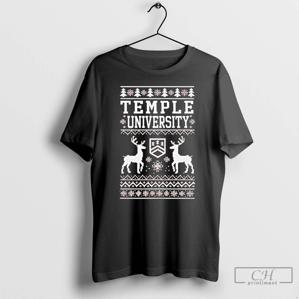 Classic Temple University Ugly Christmas