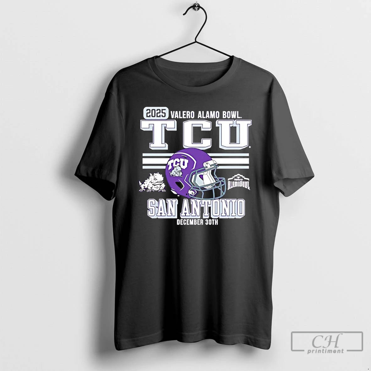 Classic Texas Christian Horned Frogs Football 2025 Alamo Bowl Bound