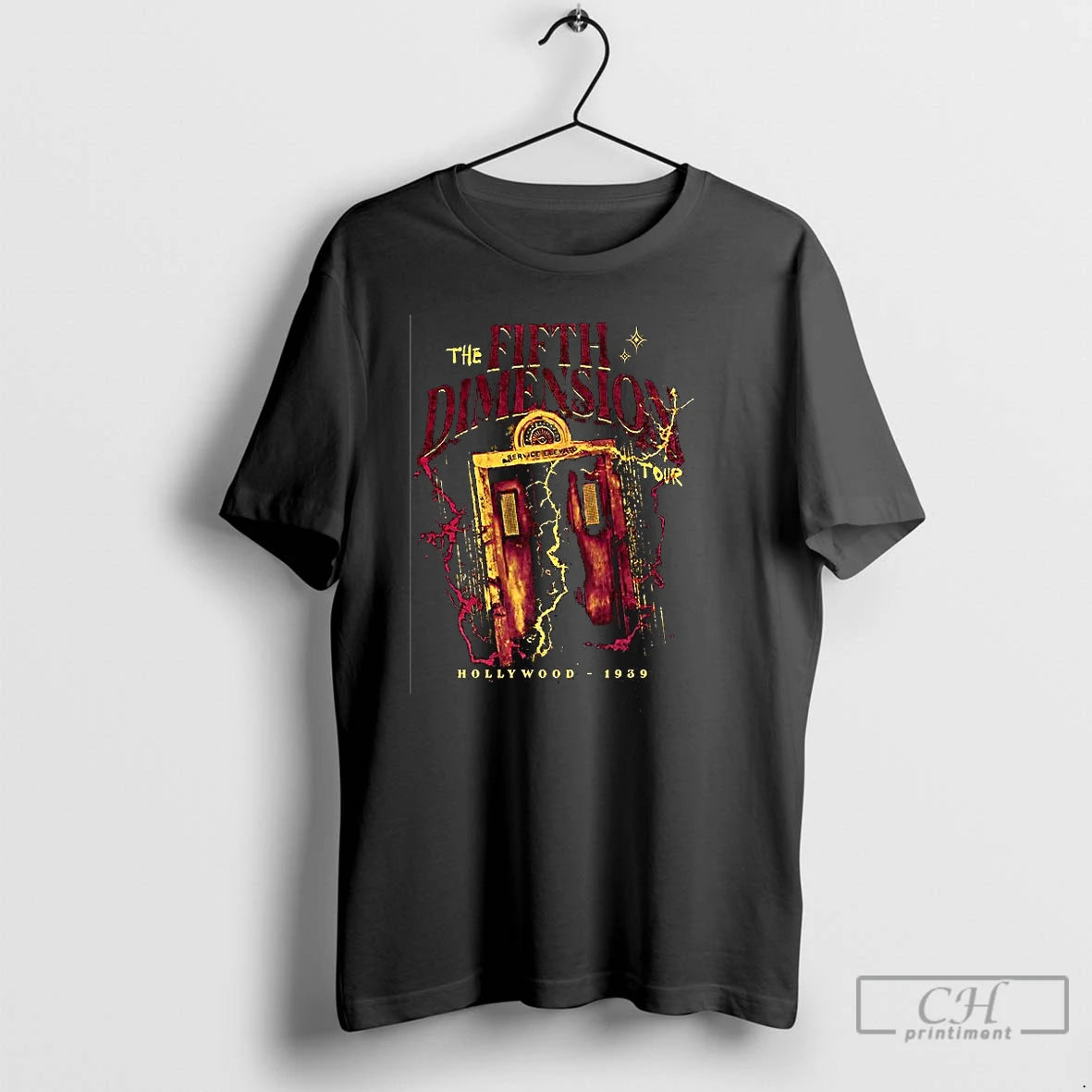 Classic The Fifth Dimension Tour Hollywood 1939 Elevator Lighting Graphic