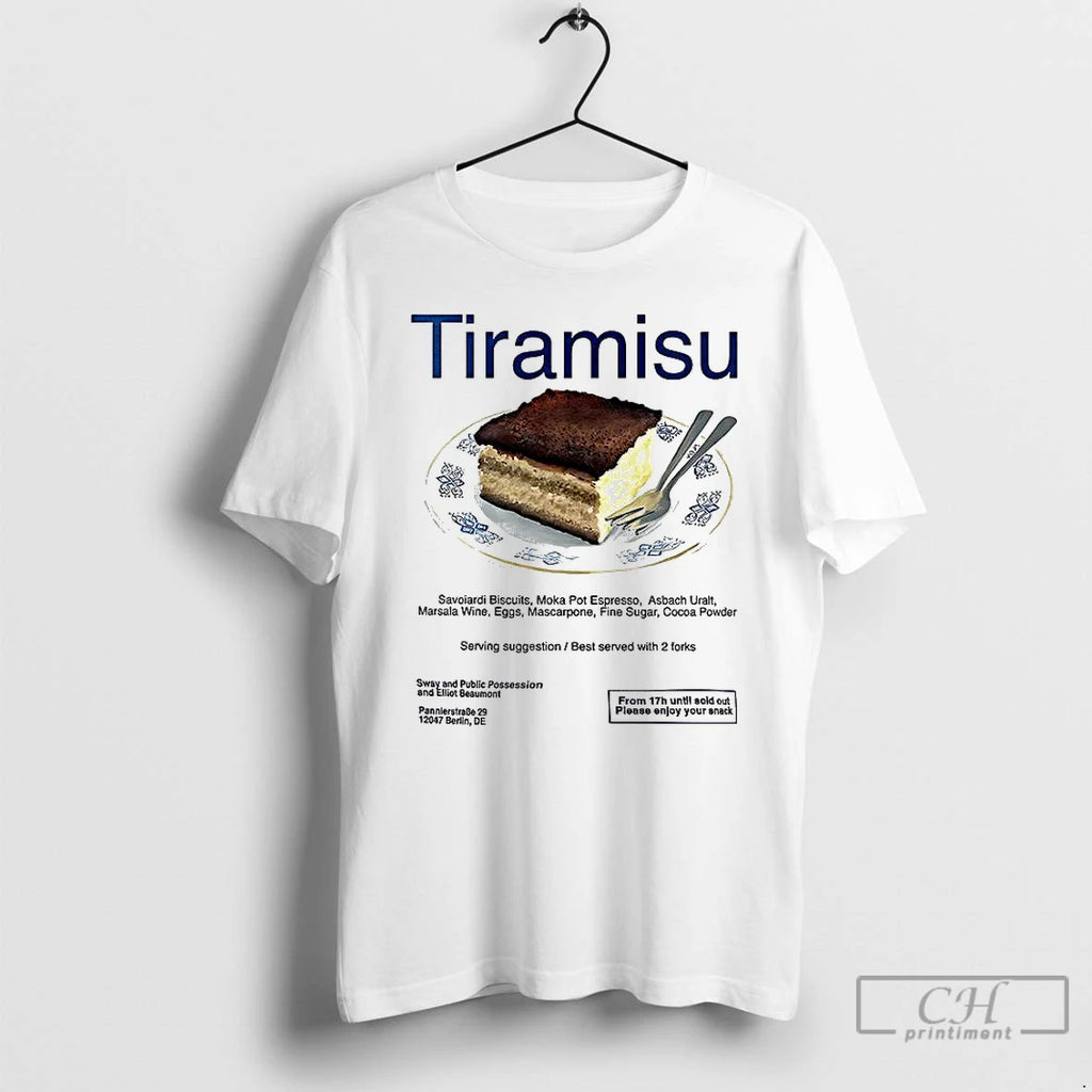 Classic Tiramisu Serving Suggestion Best Served With 2 Forks