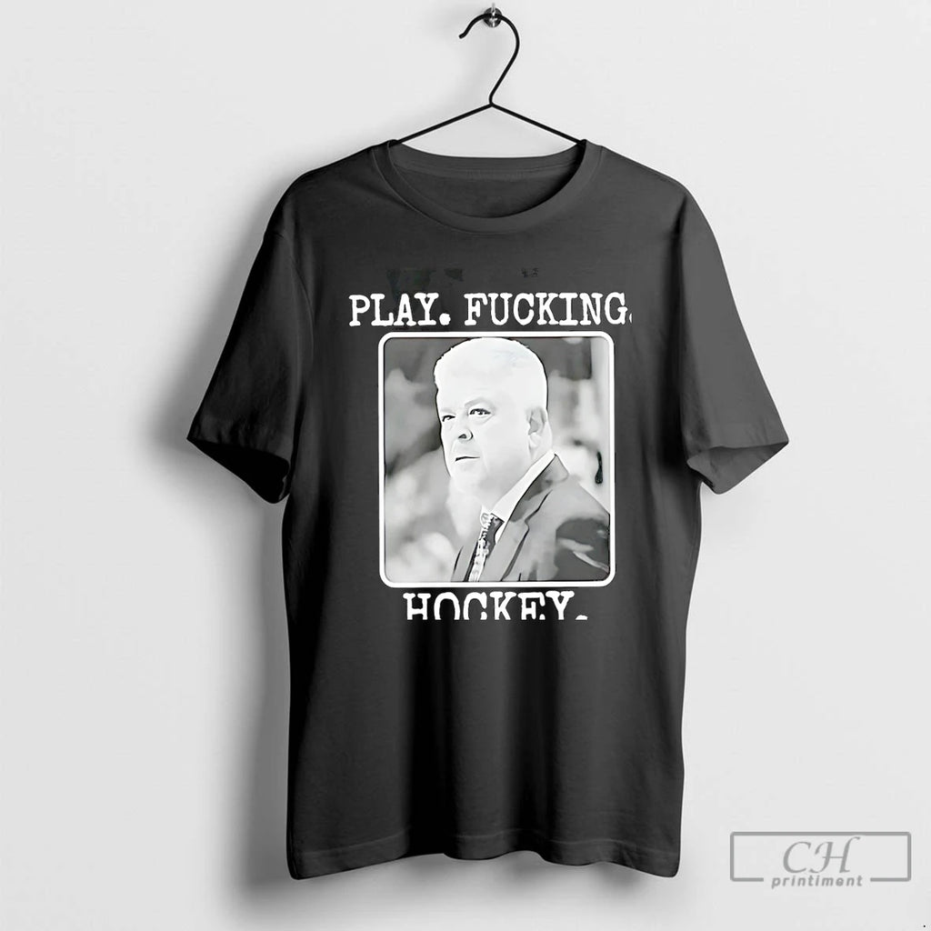 Classic Todd Mclellan Play Fucking Hockey Christmas