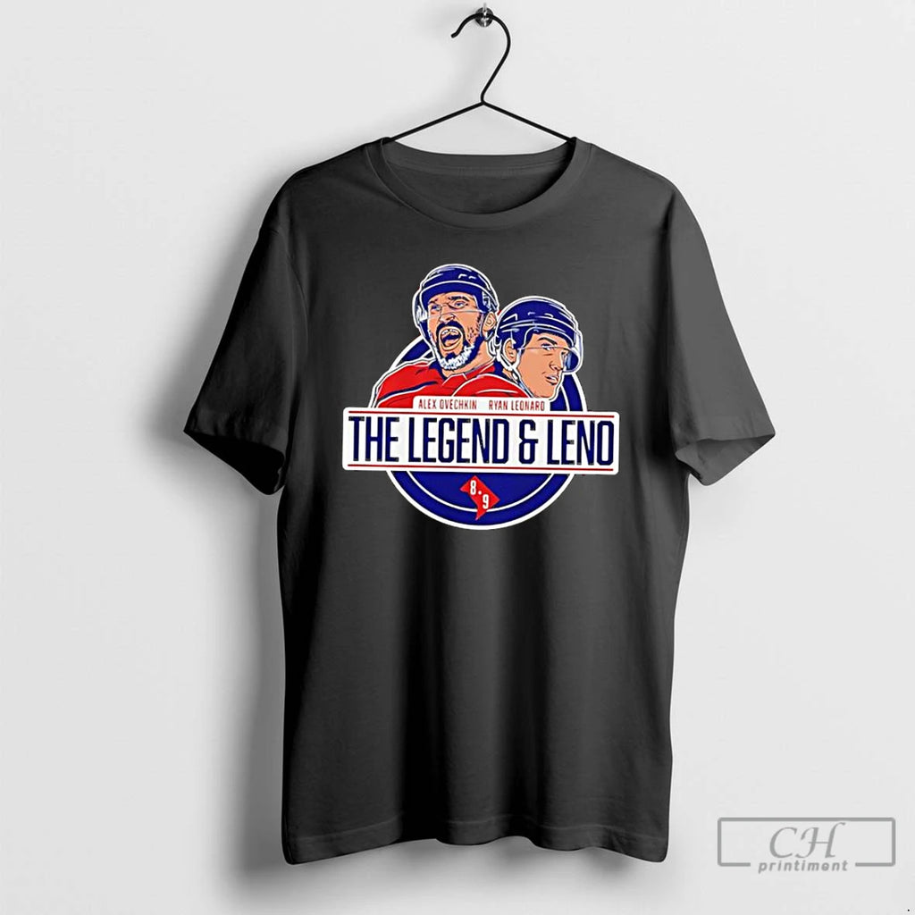 Classic Washington Capitals The Legend And Leno Alex Ovechkin And Ryan Leonard T Shirts Sweater