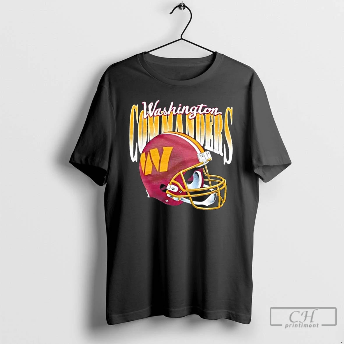 Classic Washington Commanders Gradient Football Helmet