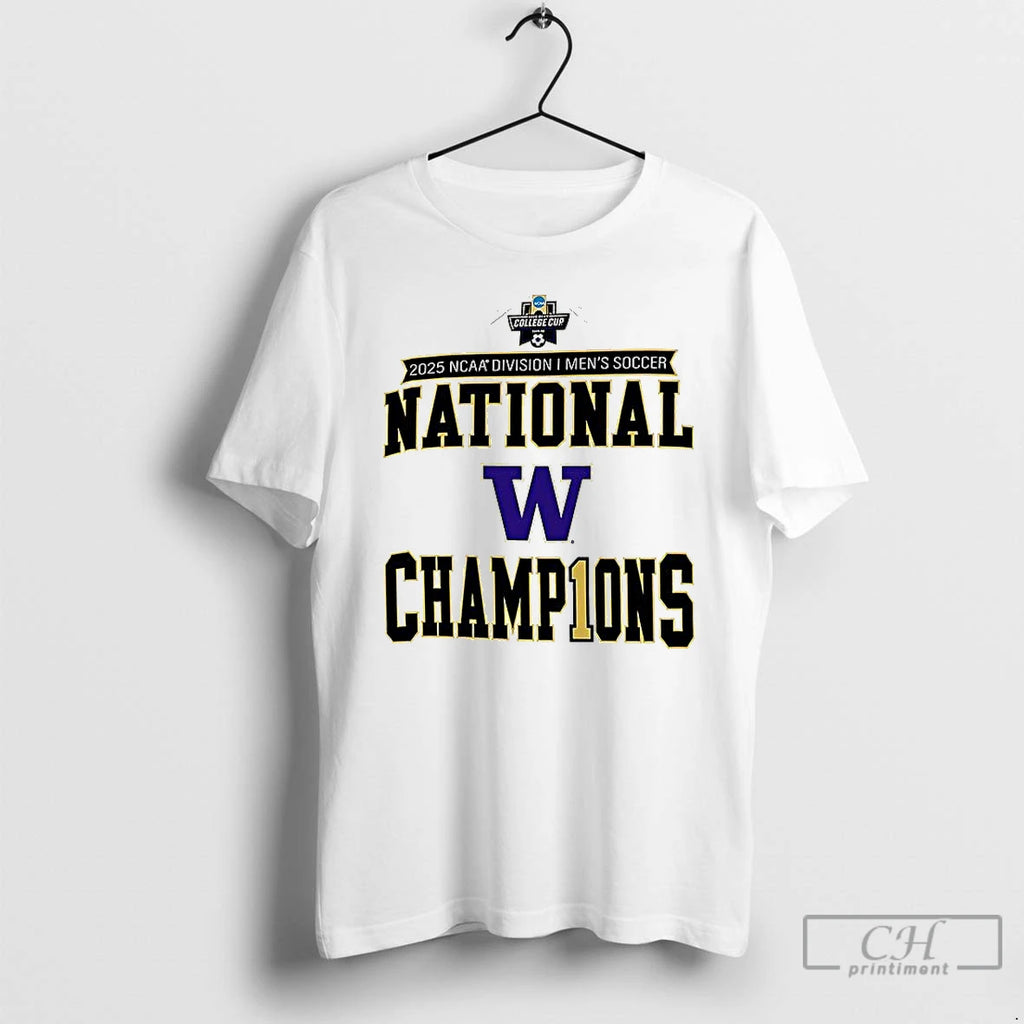 Classic Washington Huskies 2025 Ncaa Division Mens Soccer National Champions