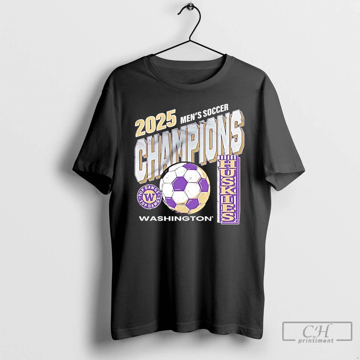 Classic Washington Huskies 2025 Ncaa Mens Soccer Champions