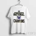 Classic Washington Huskies 2025 Ncaa Mens Soccer National Champions Locker Room