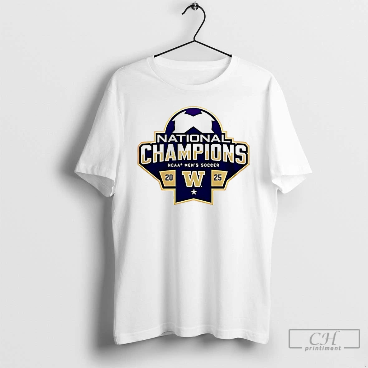 Classic Washington Huskies 2025 National Champions Logo