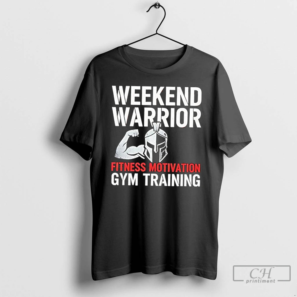 Classic Weekend Warrior Fitness Motivation Gym Training Graphic