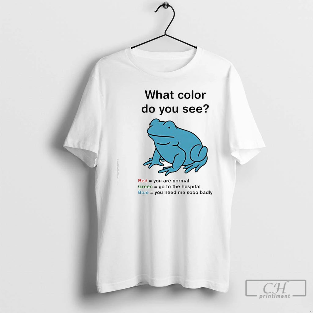 Classic What Color Do You See Frog