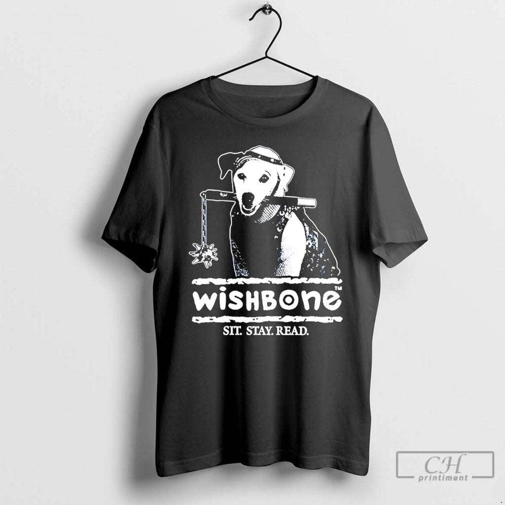 Classic Wishbone Sit Stay Read Dog