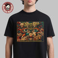 Claypool Gold Primus Claypool Lennon Delirium And Frog Brigade Charlotte North Carolina 2026 Event Poster At TD AMP Ballantyne On June 16 2026 T-Shirt