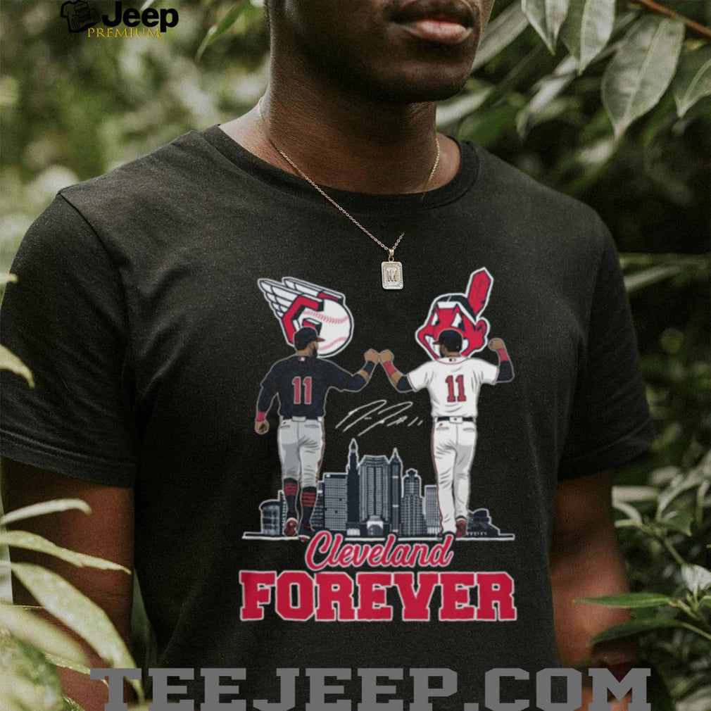 Cleveland Forever Baseball Guardians & Indians Heritage Skyline T Shirt