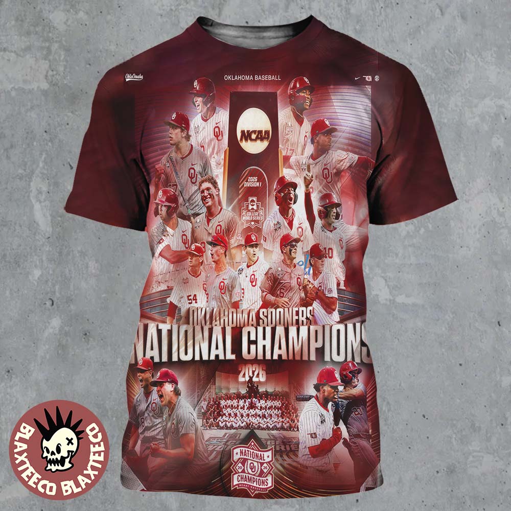 Congrats Oklahoma Sooners Baseball 2026 NCAA National Champions All Over Print Shirt