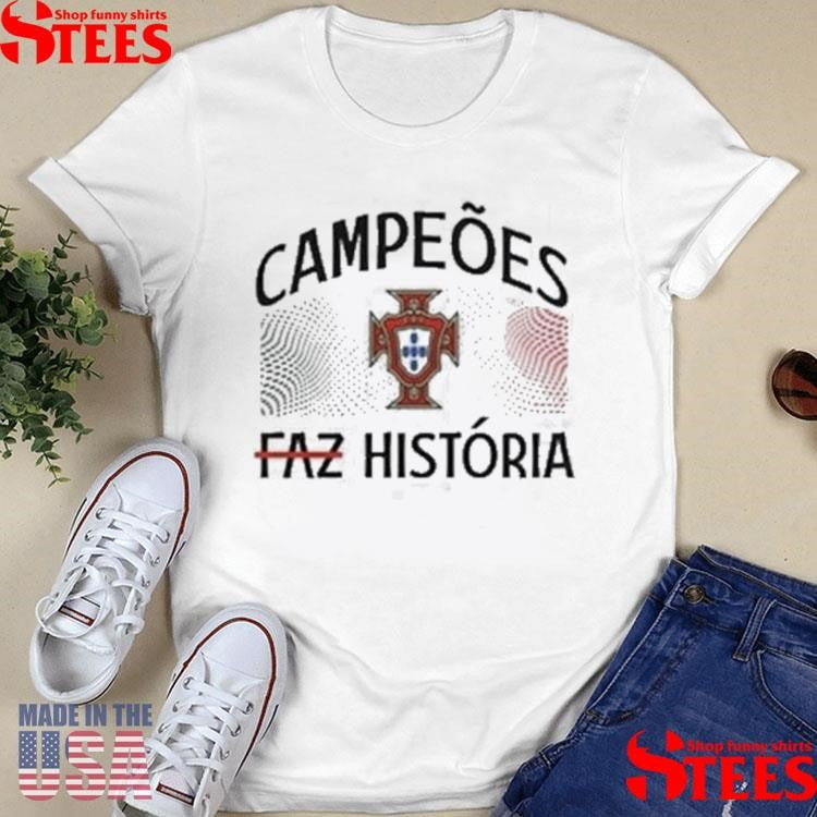 Cristiano Ronaldo Campeones Faz Historia Uefa Nations League 2025 T-shirt