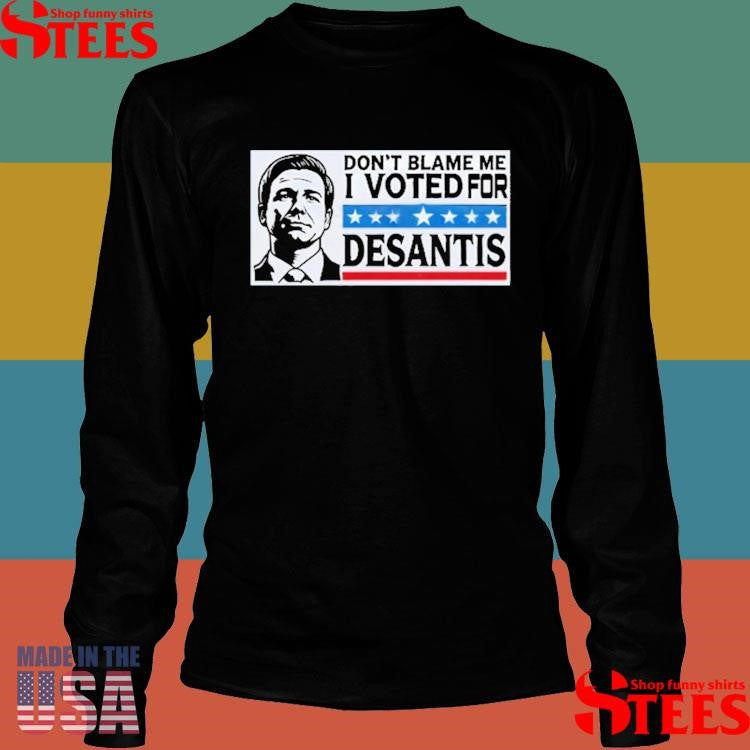 Croaky Caiman Don’t Blame Me I Voted For Desantis T-shirt