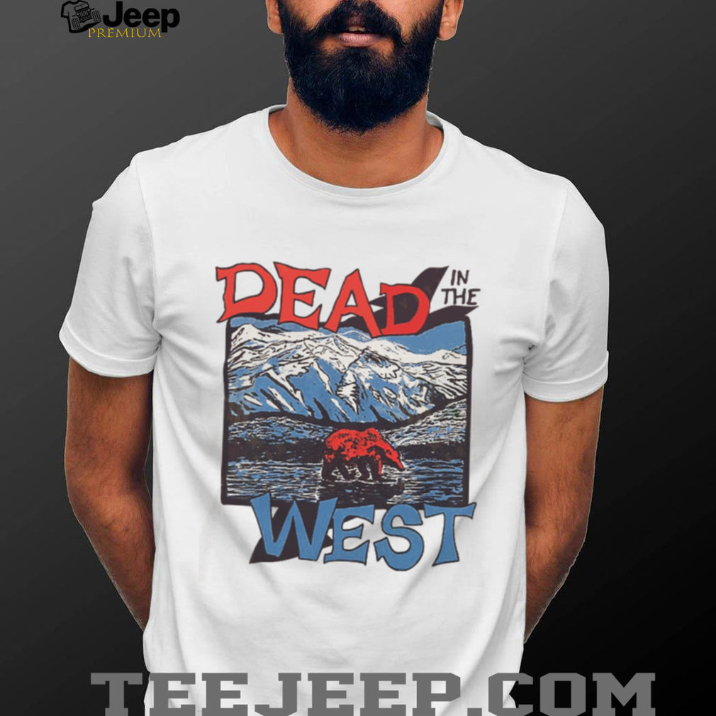 Dead In The West Vintage Bear Mountain Landscape Retro T Shirt