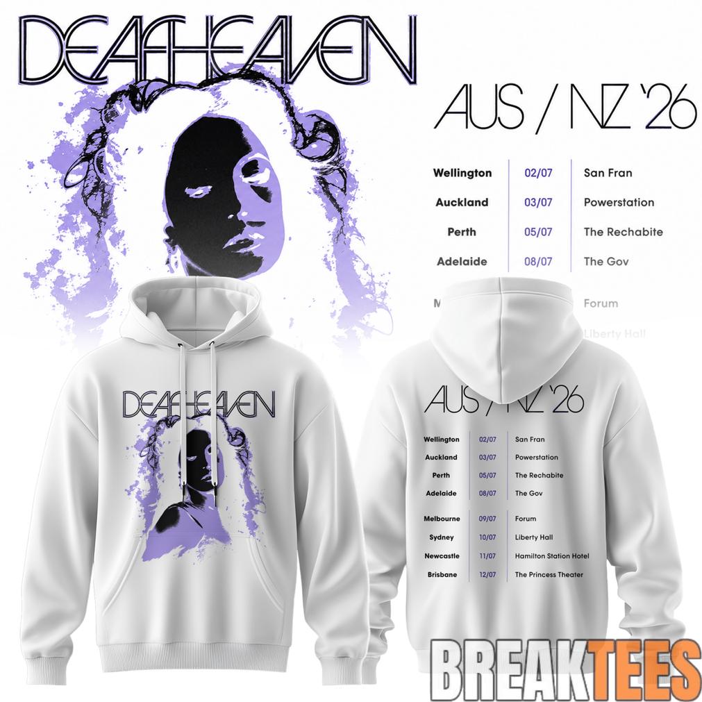 Deafheaven AUS-NZ ’26 Tour Hoodie