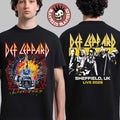 Def Leppard Live 2026 Tour UK And EU Merch Sheffield UK Event T-Shirt