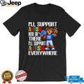 Detroit Lions Mascot Autism Awareness I’ll Support Everywhere Shirt