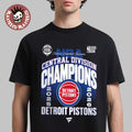 Detroit Pistons 2026 NBA Central Division Champions Locker Room T-Shirt