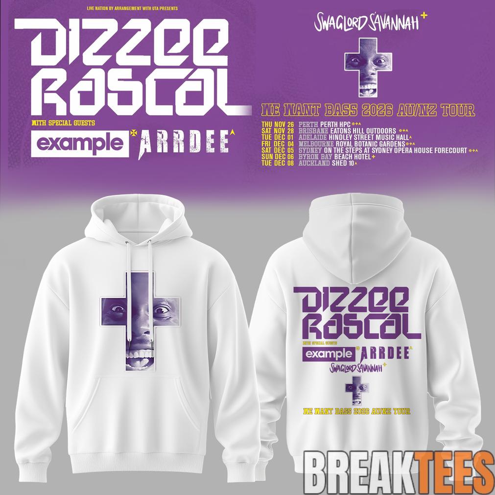 Dizzee Rascal – We Want Bass Tour Hoodie
