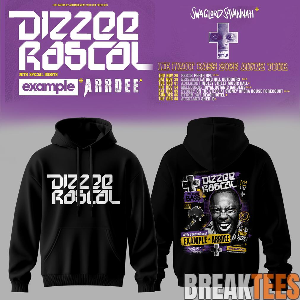 Dizzee Rascal – We Want Bass Tour Hoodie