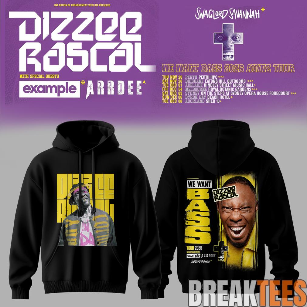 Dizzee Rascal – We Want Bass Tour Hoodie