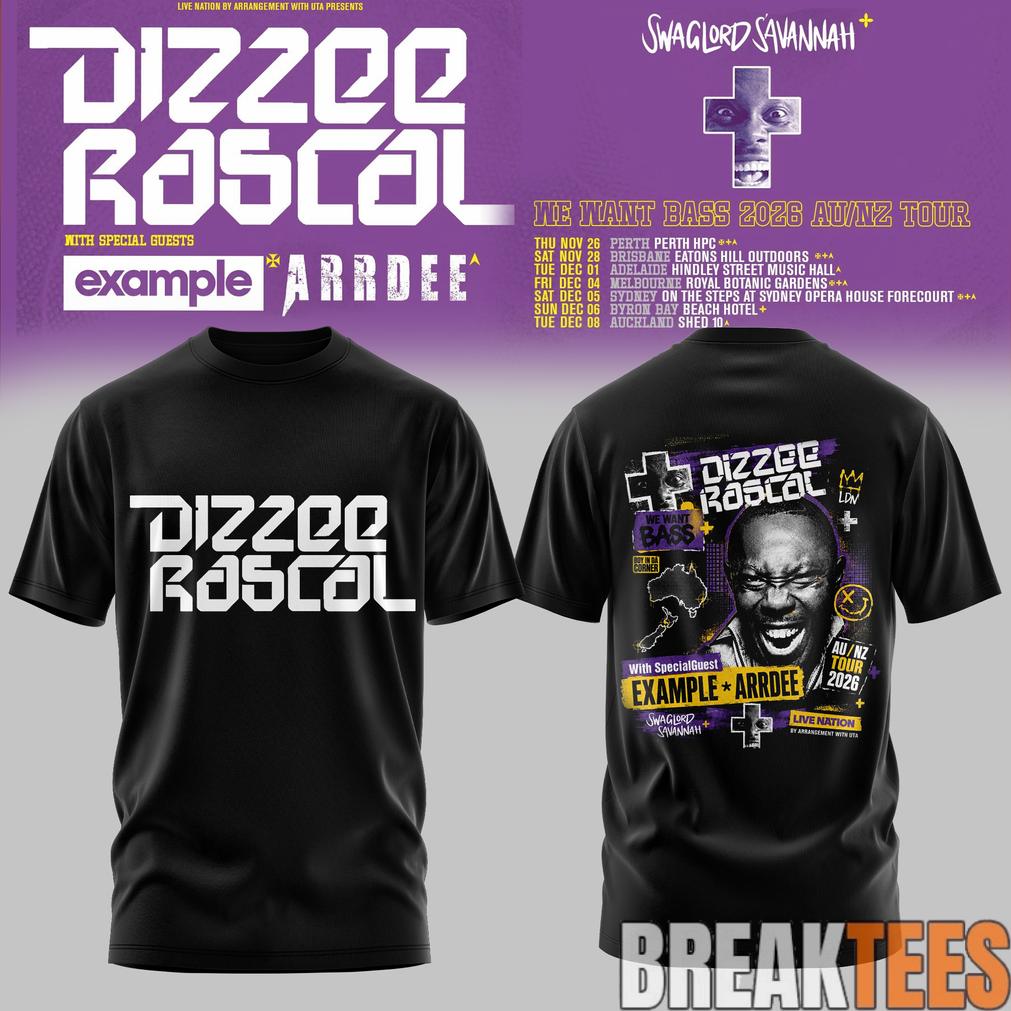 Dizzee Rascal – We Want Bass Tour T-Shirt