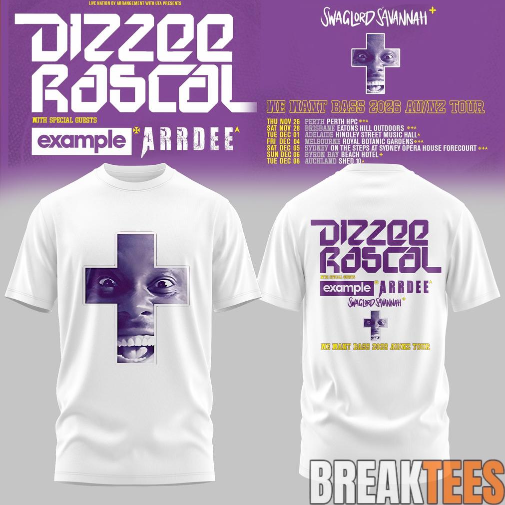 Dizzee Rascal – We Want Bass Tour T-Shirt