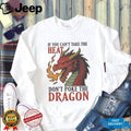 Don’t Poke The Dragon Fantasy Fire Breathing Red Dragon Graphic Tee