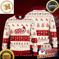 Dr Pepper Santa Hat Reindeer Ugly Christmas Sweater For Holiday 2023 Xmas Gifts