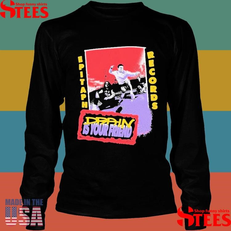 Drain Is Your Friend Badge Pull Hood Epitaph Records T-shirt