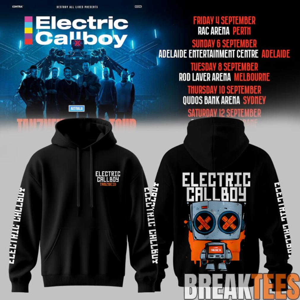 Electric Callboy TANZNEID World Tour – Australia 2026 Special Edition Hoodie