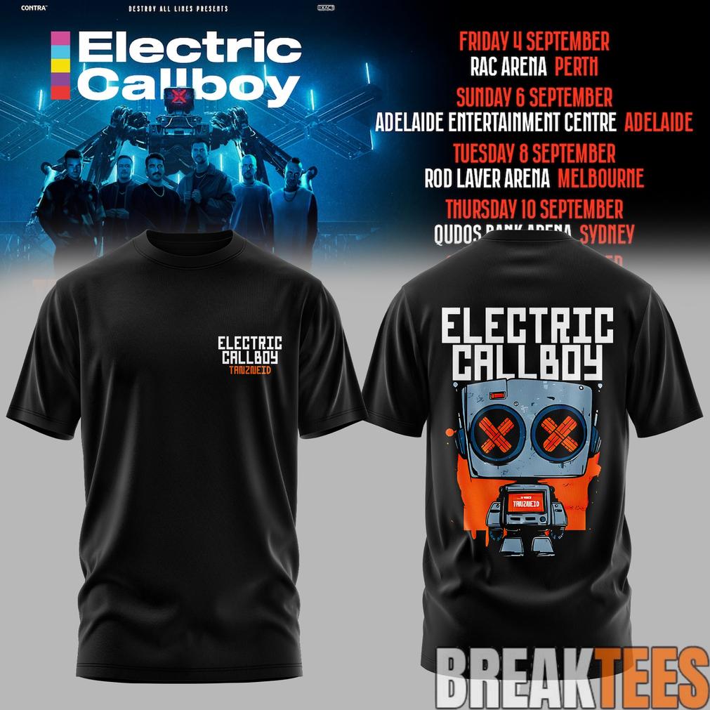 Electric Callboy TANZNEID World Tour – Australia 2026 Special Edition T-Shirt