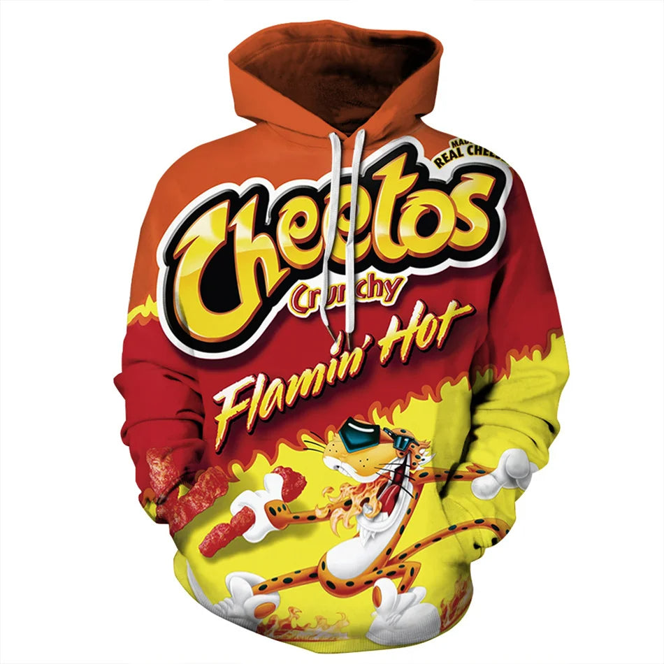 Flamin Hot Cheetos 3D Hoodie, Sweatshirt