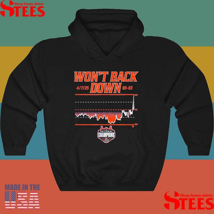 Florida Basketball Won’t Back Down National Champs NCAA T-Shirt