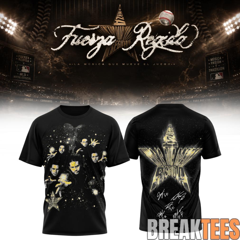 Fuerza Regida “This Is Our Dream Stadium Tour” 2026 Signature Star Shirt