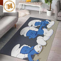 Funny Kaws The Smurf Cartoon Rug Carpet Home Decor