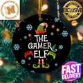Gamer Elf Decorative Xmas Gifts Christmas Ornament Family Matching Holiday Ornament