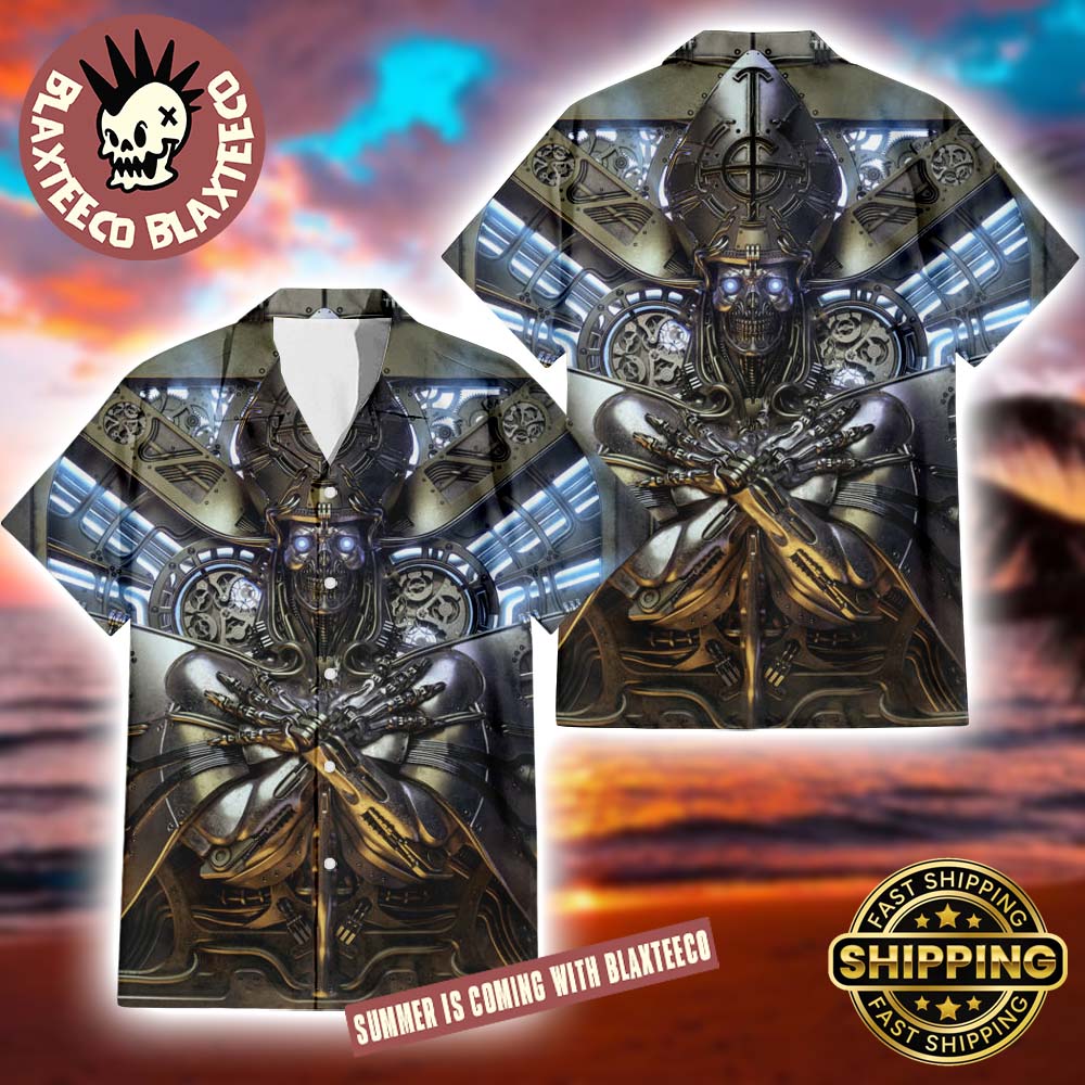 Ghost Band Phantomime Album Cover Papa Machine Summer 2025 Hawaiian Shirt